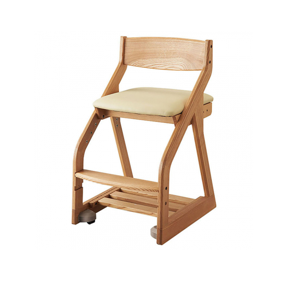 木製椅子「ビーノ BDC」タモ材 NS色 座面PVC全2色