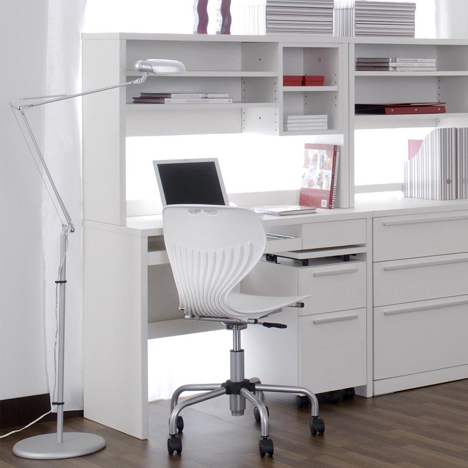 小島工芸　上棚 「Com-1 C1D-100」幅100cm ウッディホワイト色