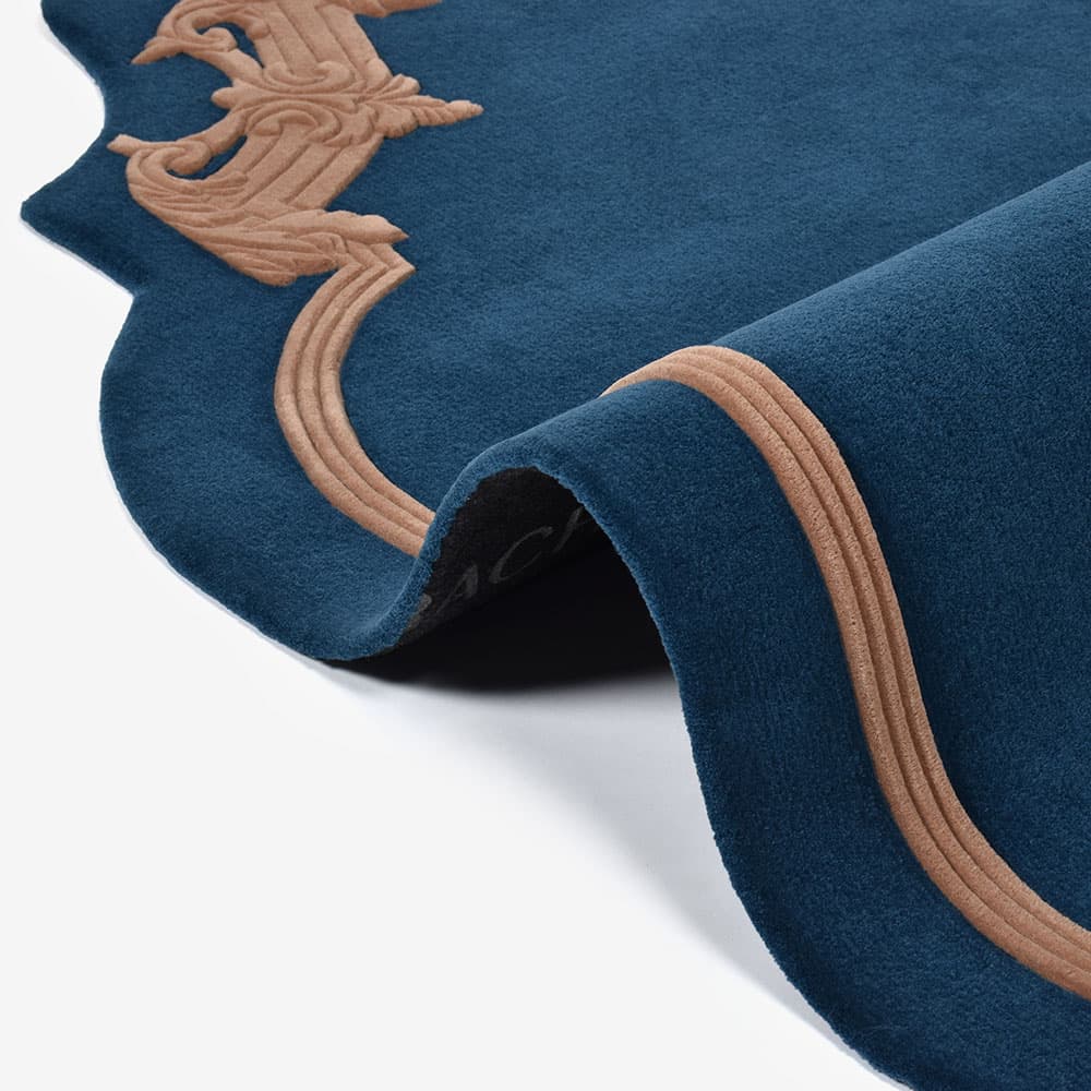 ラグ「STUCCO スタッコ Rタイプ 80611 89/117」幅140 x 奥行200cm 防炎【受注生産品】FISCHBACHER 1819(フィッシュバッハ 1819)