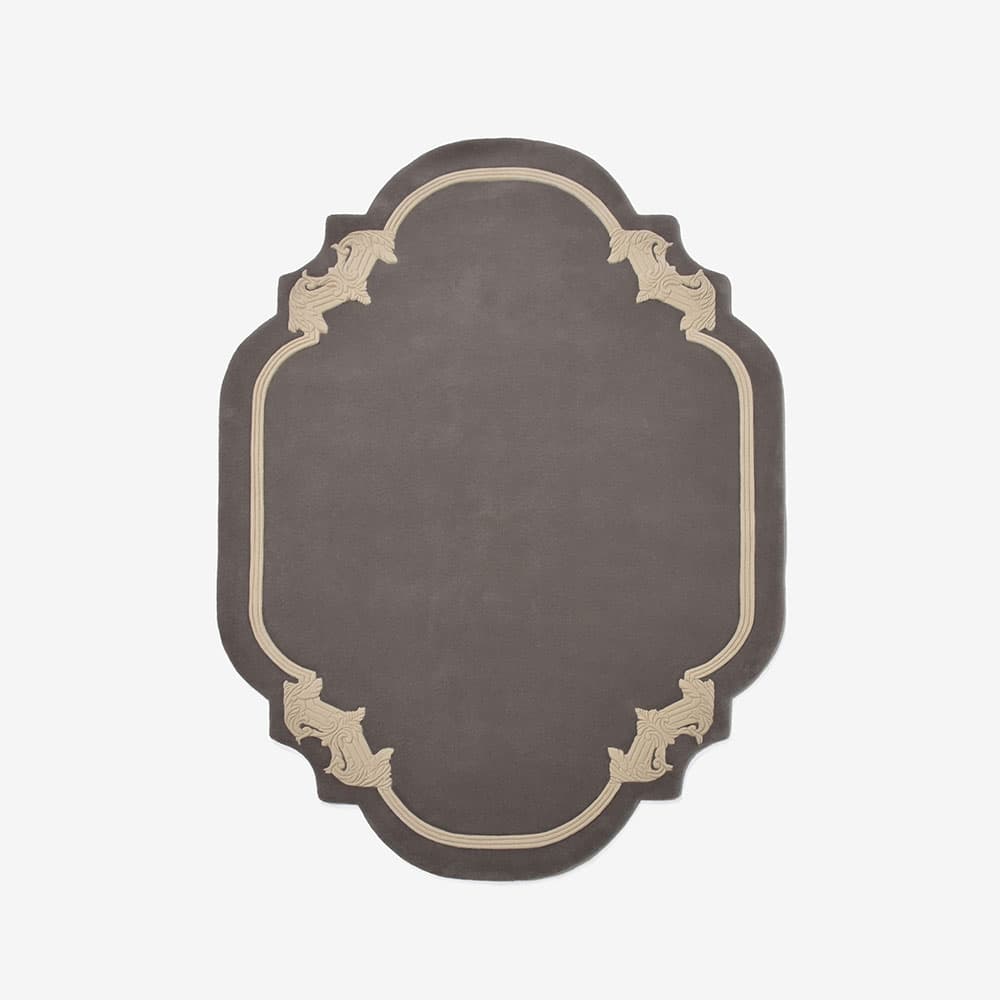 ラグ「STUCCO スタッコ Rタイプ 80611 58/010」幅140 x 奥行200cm 防炎【受注生産品】FISCHBACHER 1819(フィッシュバッハ 1819)