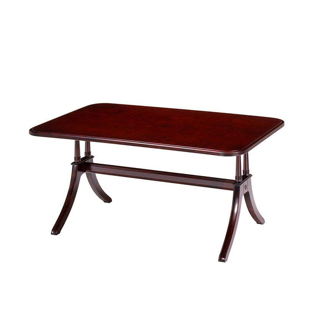 ダイニングテーブル「フローラ」カバ材 B-GBR色