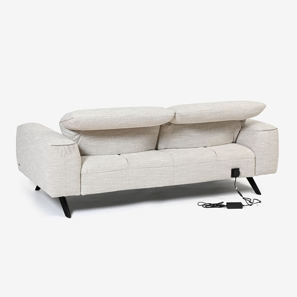 himolla(ヒモラ)電動ソファ 2.5人掛け「シグナ model.1552」幅200cm 布#24オフ【お手入れキットの特典付き】