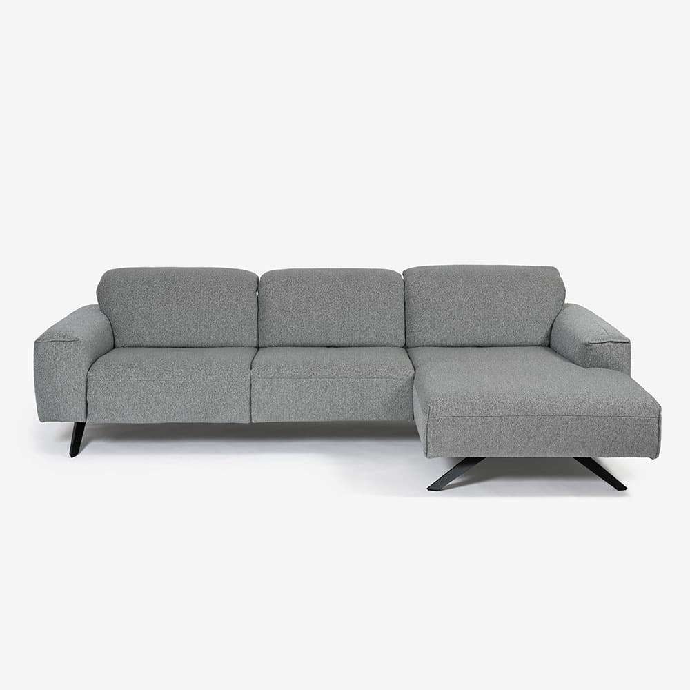 himolla(ヒモラ)カウチソファ 向かって右カウチ「シグナ model.1552」幅277cm 布#20Q2ミストラル 【お手入れキットの特典付き】