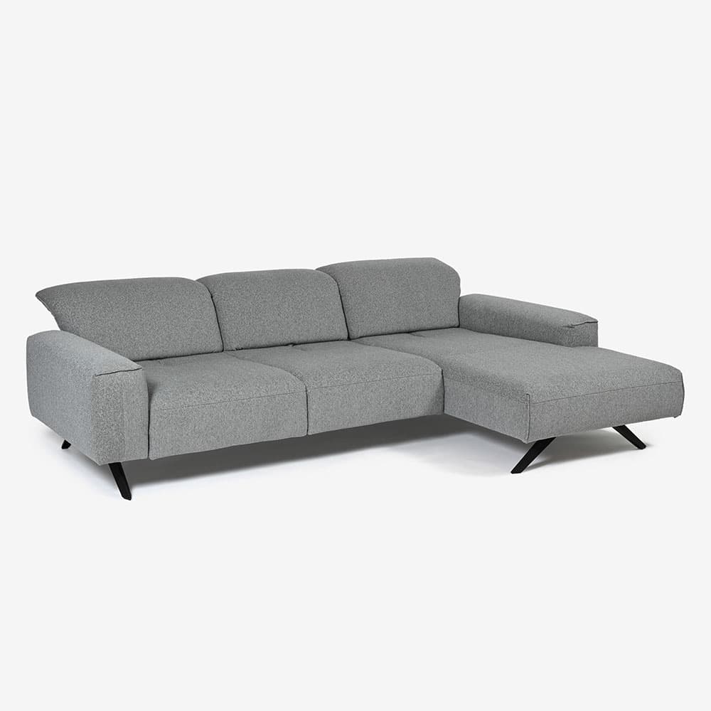 himolla（ヒモラ）カウチソファ 向かって右カウチ「シグナ model.1552」幅277cm 布#20Q2ミストラル 【お手入れキットの特典付き】