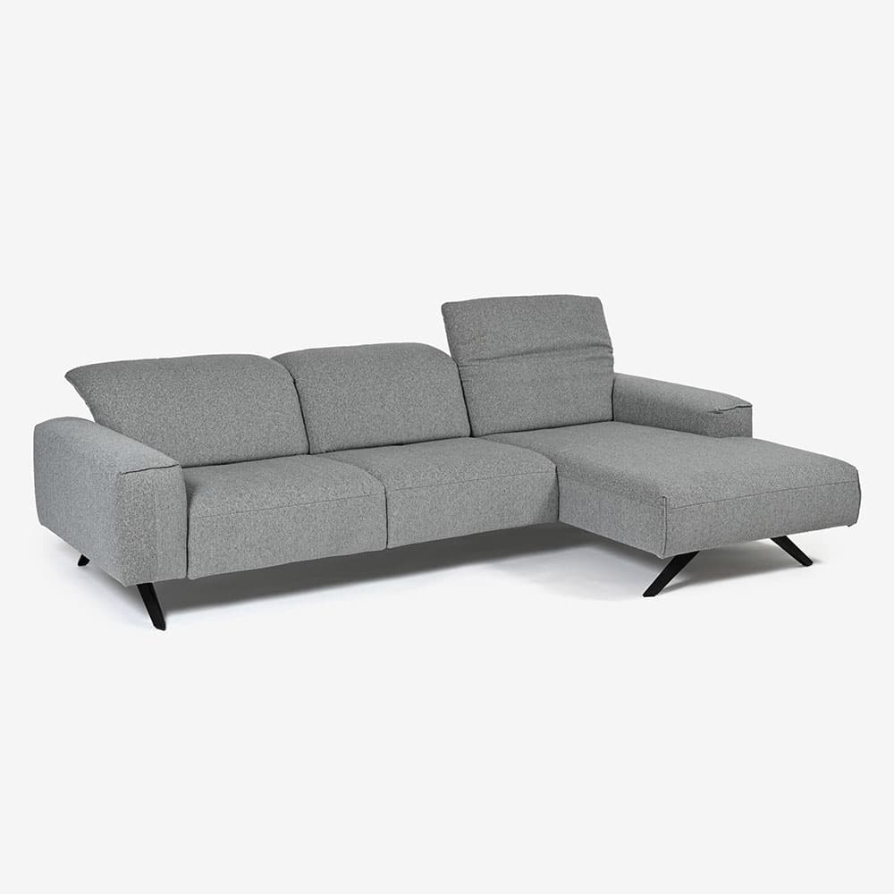 himolla（ヒモラ）カウチソファ 向かって右カウチ「シグナ model.1552」幅277cm 布#20Q2ミストラル 【お手入れキットの特典付き】
