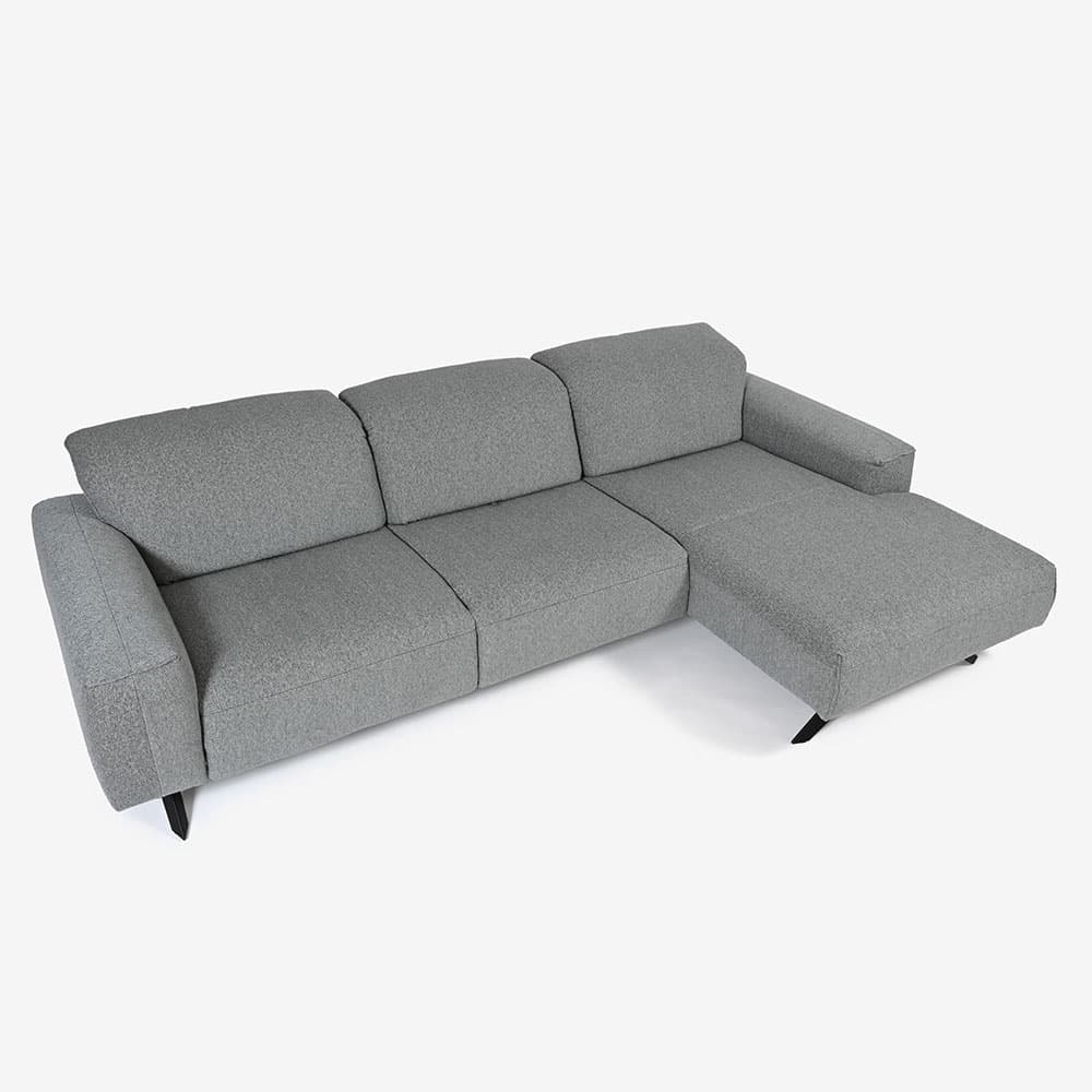 himolla（ヒモラ）カウチソファ 向かって右カウチ「シグナ model.1552」幅277cm 布#20Q2ミストラル 【お手入れキットの特典付き】