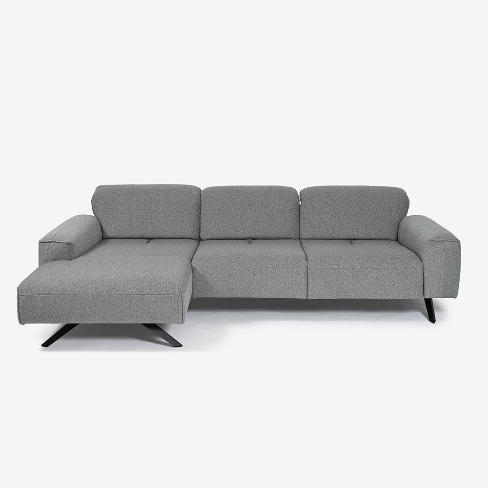 himolla(ヒモラ)カウチソファ 向かって左カウチ「シグナ model.1552」幅277cm 布#20Q2ミストラル 【お手入れキットの特典付き】