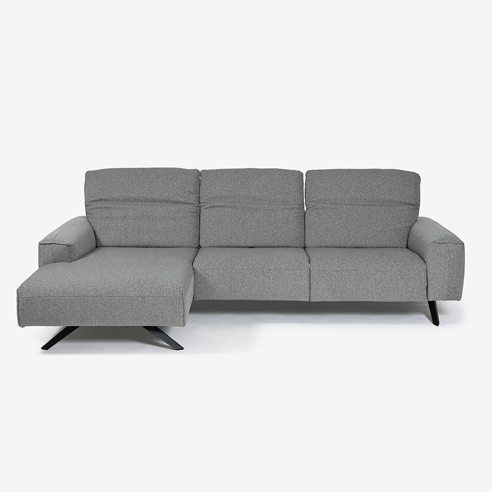 himolla(ヒモラ)カウチソファ 向かって左カウチ「シグナ model.1552」幅277cm 布#20Q2ミストラル 【お手入れキットの特典付き】