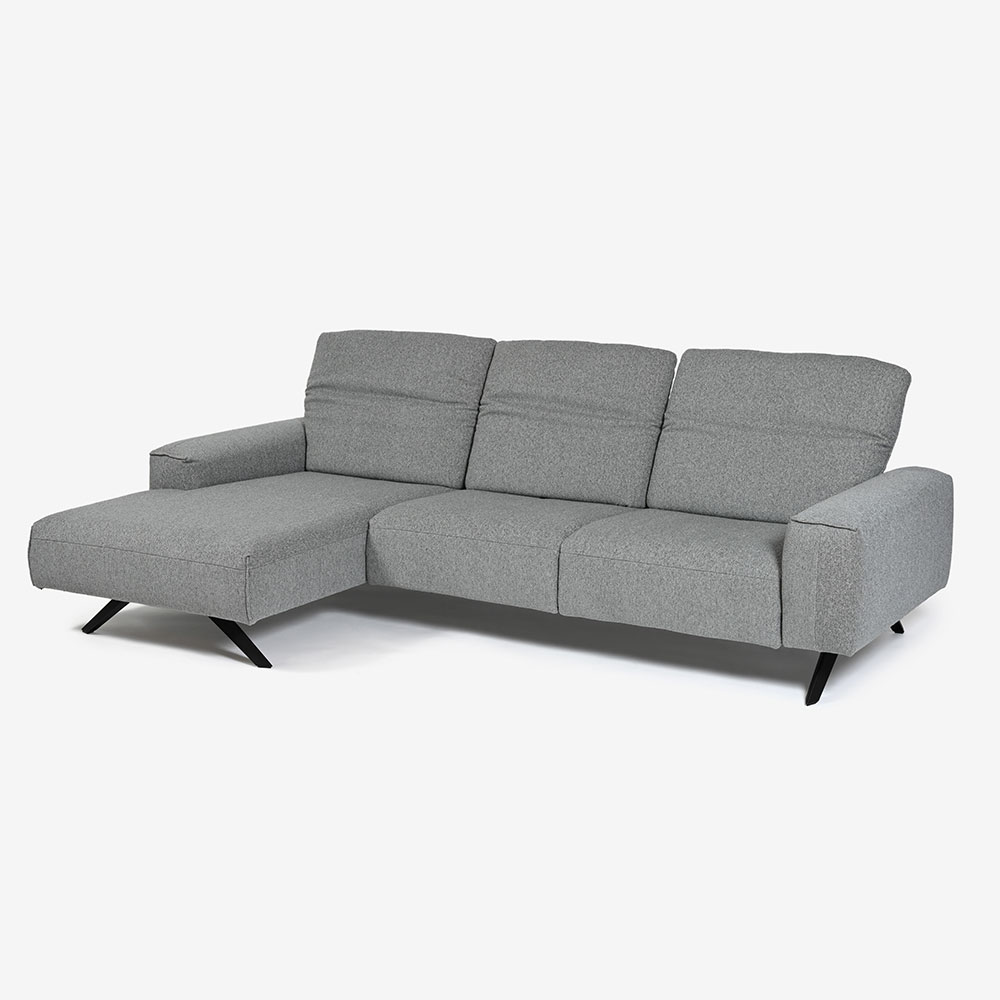 himolla(ヒモラ)カウチソファ 向かって左カウチ「シグナ model.1552」幅277cm 布#20Q2ミストラル 【お手入れキットの特典付き】