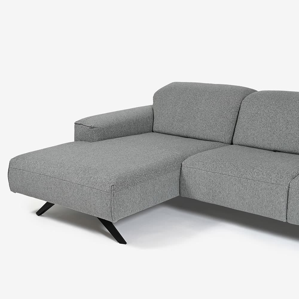 himolla(ヒモラ)カウチソファ 向かって左カウチ「シグナ model.1552」幅277cm 布#20Q2ミストラル 【お手入れキットの特典付き】