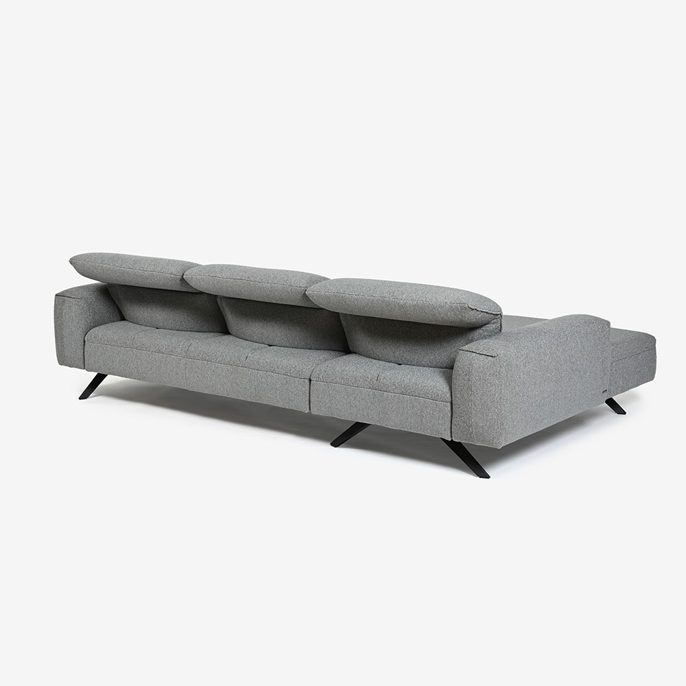 himolla(ヒモラ)カウチソファ 向かって左カウチ「シグナ model.1552」幅277cm 布#20Q2ミストラル 【お手入れキットの特典付き】