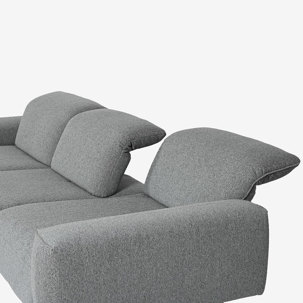 himolla(ヒモラ)カウチソファ 向かって左カウチ「シグナ model.1552」幅277cm 布#20Q2ミストラル 【お手入れキットの特典付き】