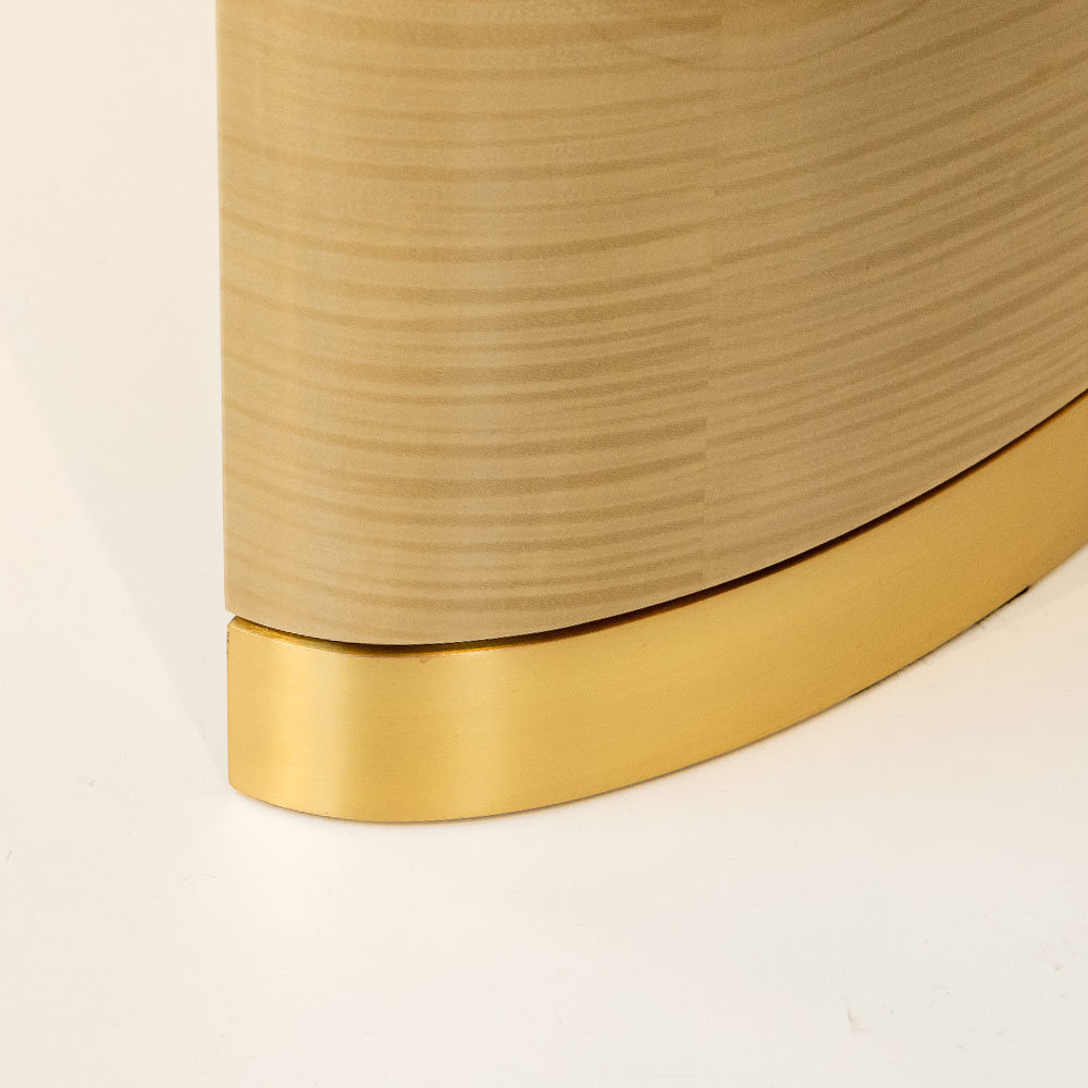 ドレッサー「CORZA コルザ No.1」ミラー付き シカモア（SK-12）/革テルマール#0893 【受注生産品】