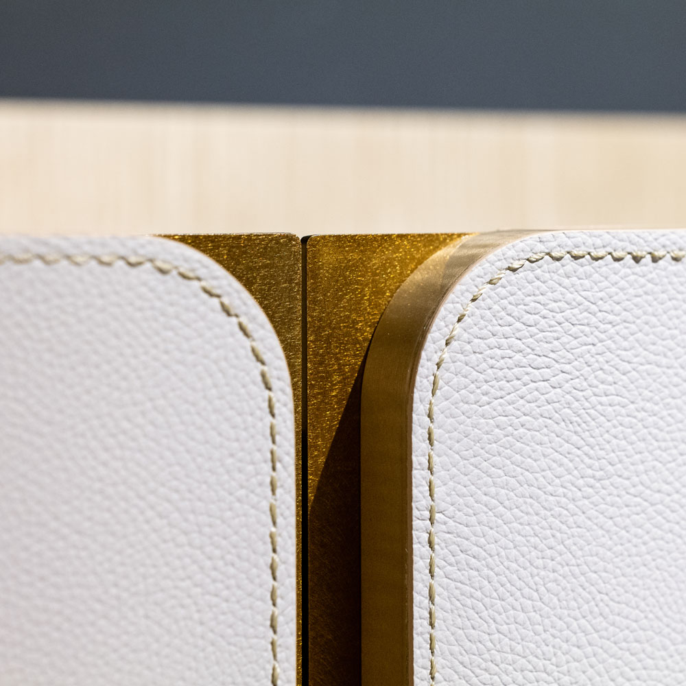 サイドボード「CORZA コルザ No.1」幅160cm シカモア(SK-12)/革テルマール#0893【受注生産品】