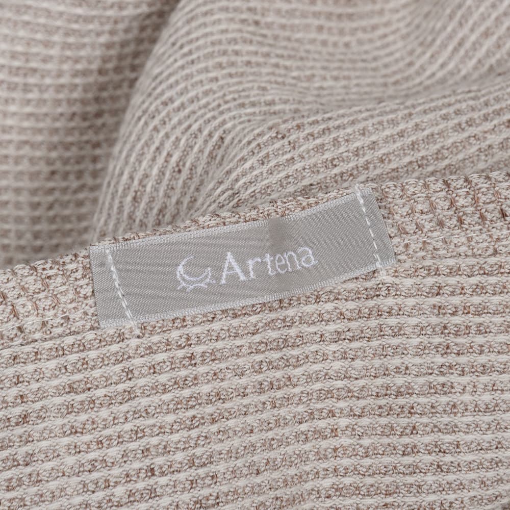 バスタオル「アルテナ」綿×麻 ワッフル織り 全3色