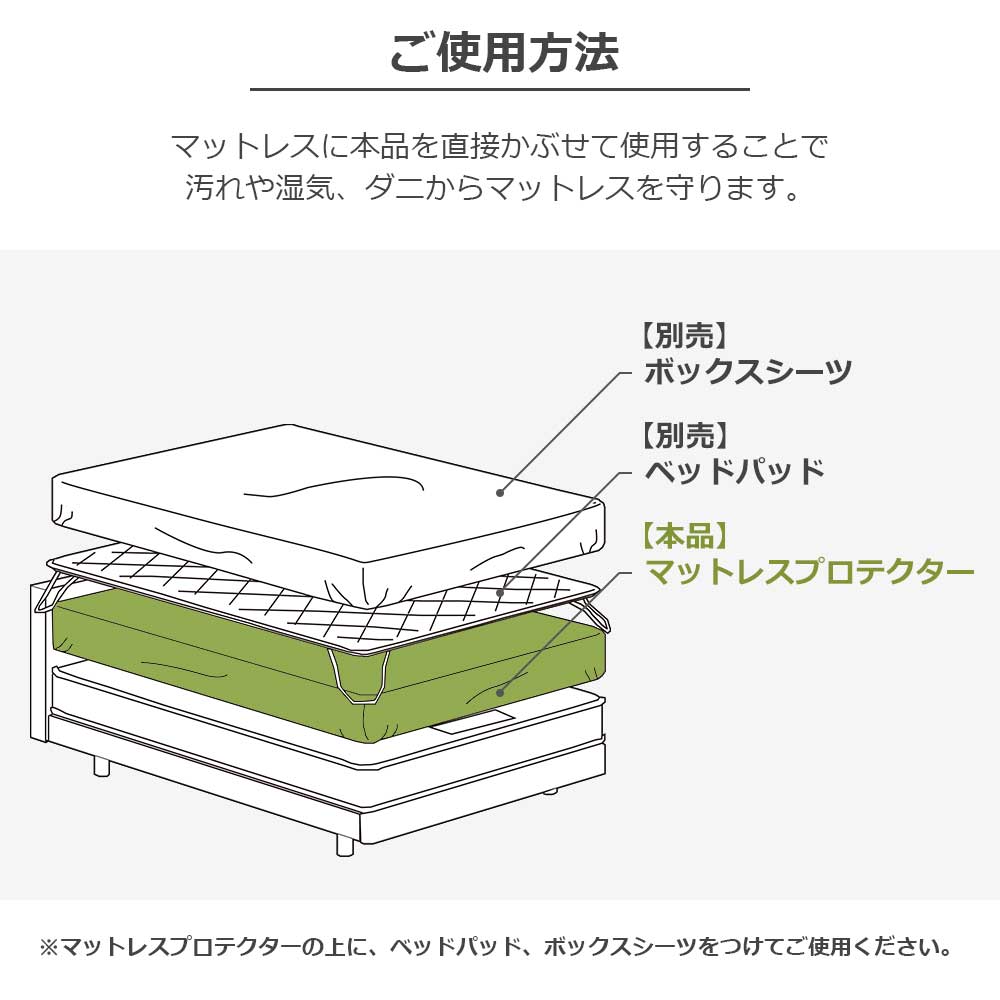 マットレスプロテクター「Dr.procare（ドクタープロケア）」全6サイズ