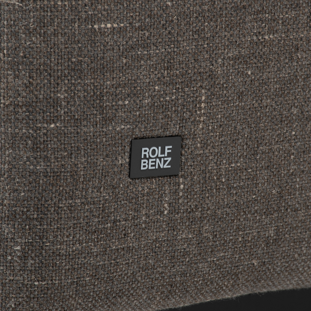 ROLF BENZ（ロルフベンツ）ラブソファ「リネア ラウンジ」幅173cm 布 ブラウングレー色