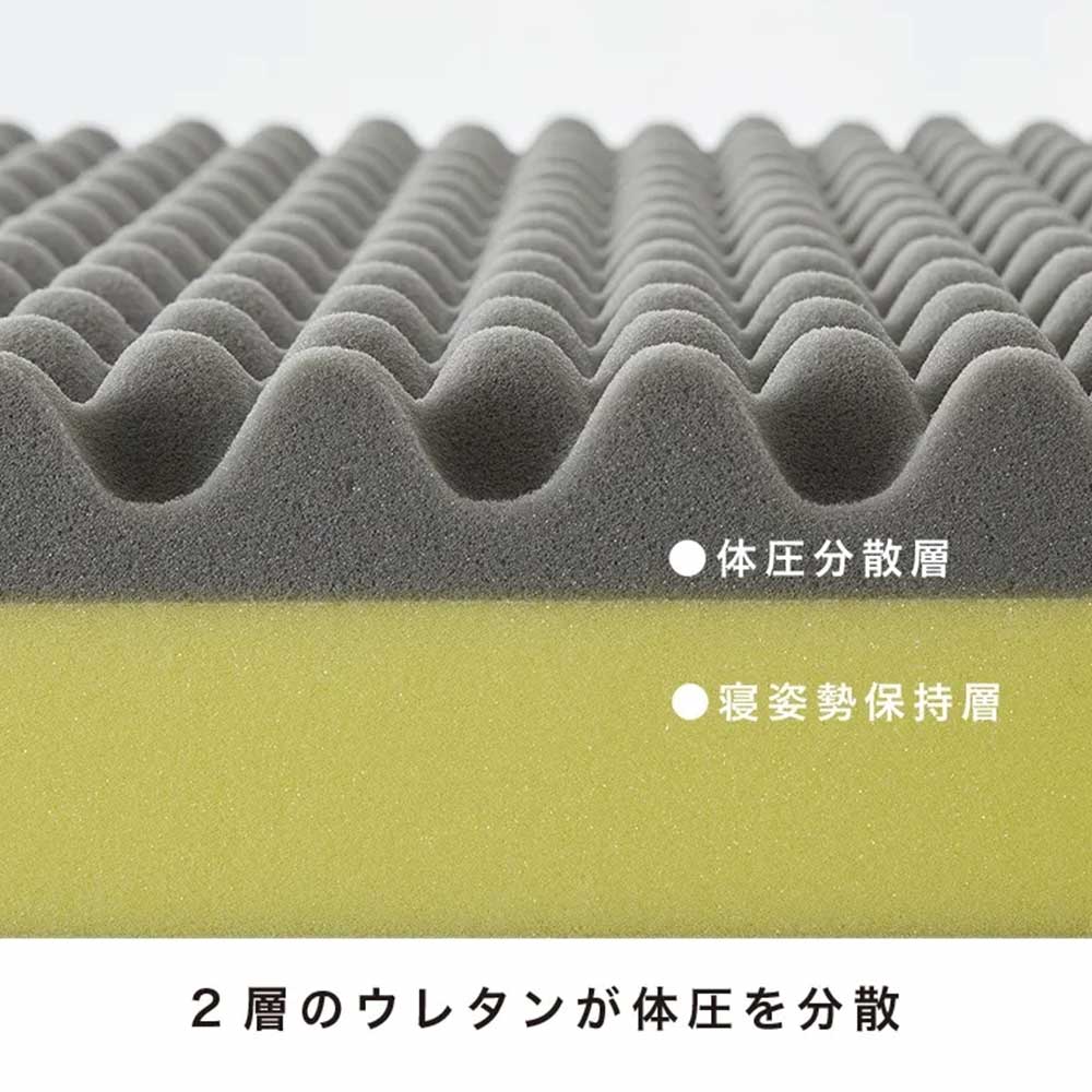 マットレス「Dots Plus ヘルシーマットレス」三つ折り 全3サイズ nishikawa(西川)睡眠Labo