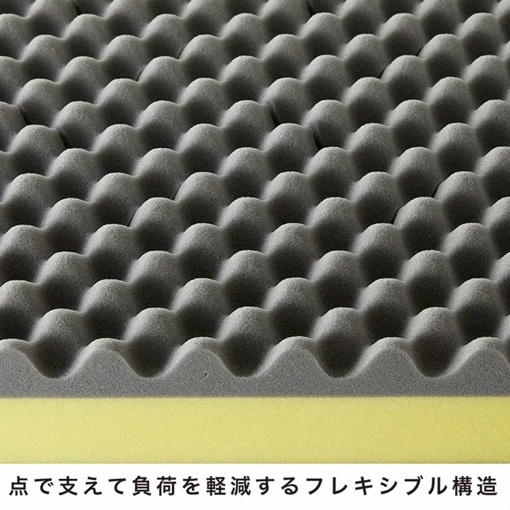 マットレス「Dots Plus ヘルシーマットレス」三つ折り 全3サイズ nishikawa(西川)睡眠Labo