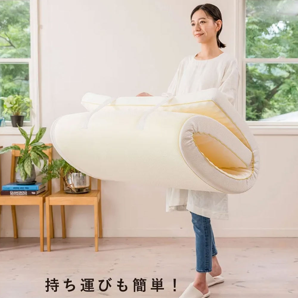 マットレス「Dots ヘルシーマットレス」丸巻きタイプ 全3サイズ nishikawa(西川)睡眠Labo
