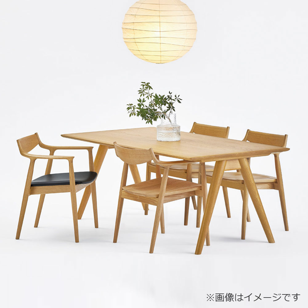 浜本工芸 ダイニングテーブル「DT-7064」オーク材ナチュラル色 全2サイズ［No.7060］