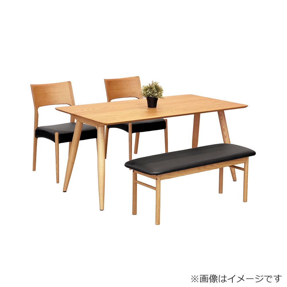 ダイニングチェア「YUME3 306チェア」オーク材 NA色 座面PVC BK色 カバー全3色