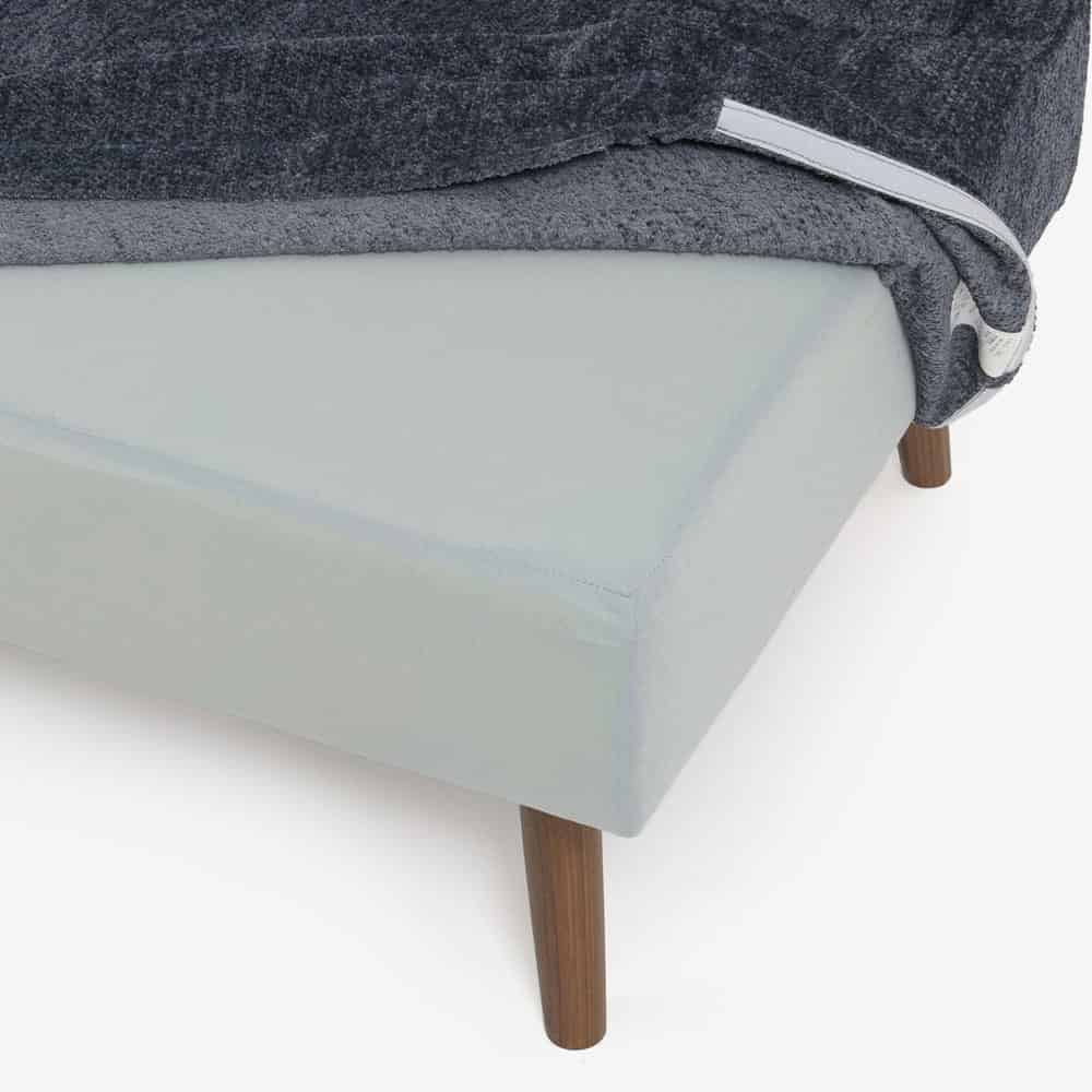 スツール「ファルコ」布ネイビー色 #6:6142 脚部LWN色【受注生産品】