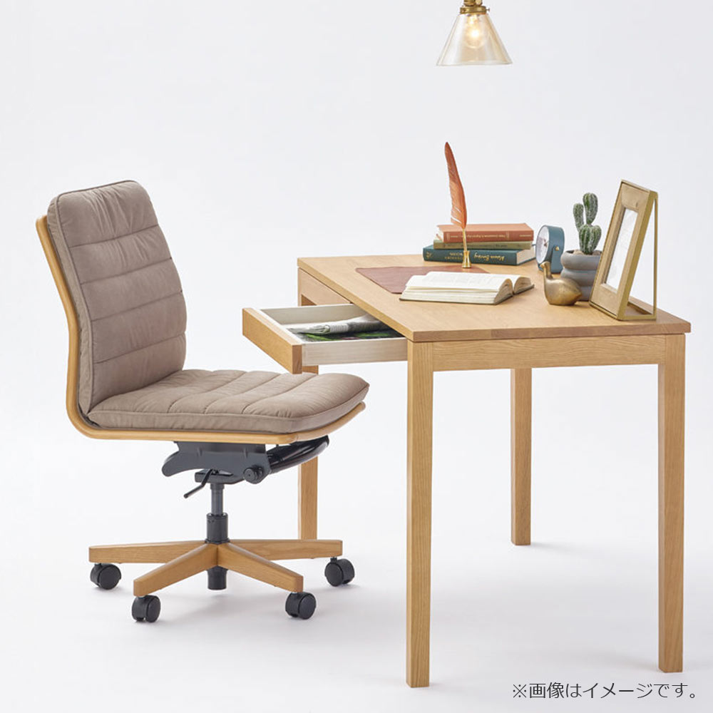 浜本工芸 回転椅子「DSC-3504・3507」布アクアクリーンデイトナ108 オーク材全2色［No.3500］