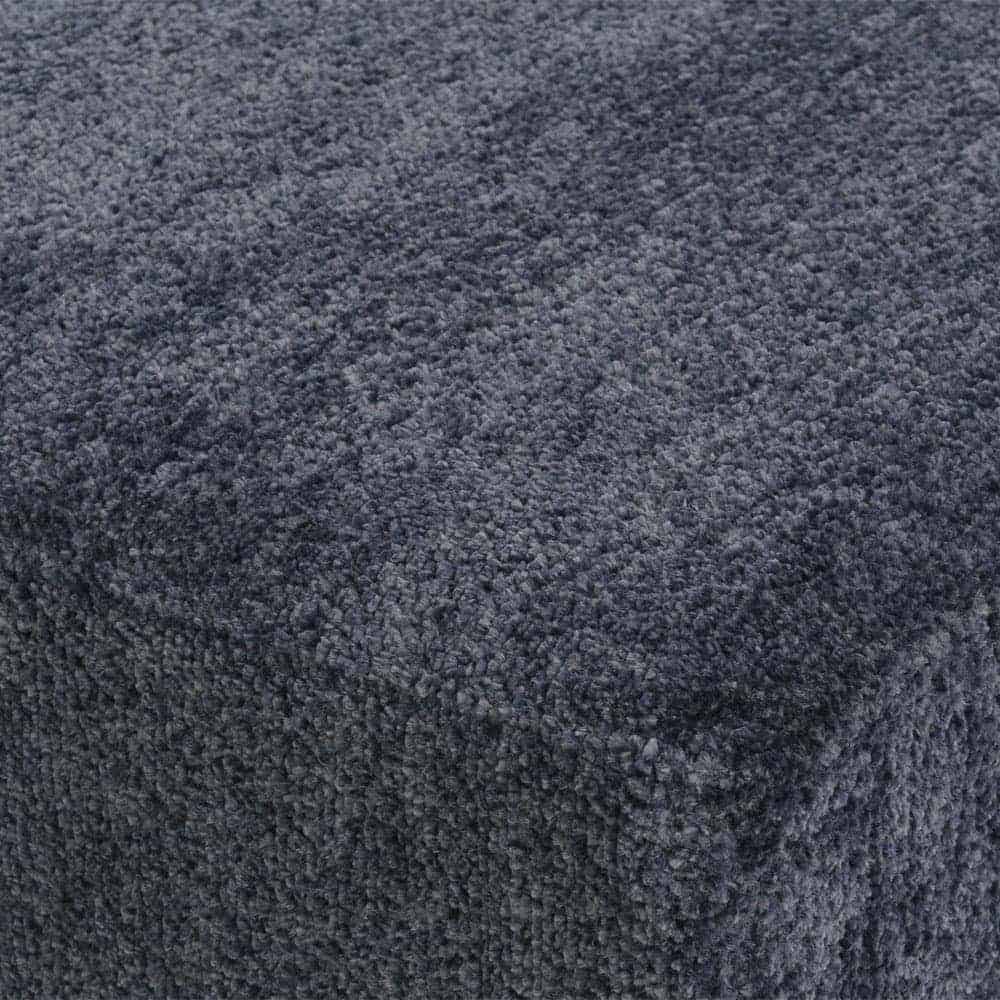 カウチソファ4点セット「ファルコ」カウチ背無(大)向かって左肘+片肘カウチ向かって右肘+スツール+クッション 布ネイビー色 #6:6142 脚部LWN色【受注生産品】