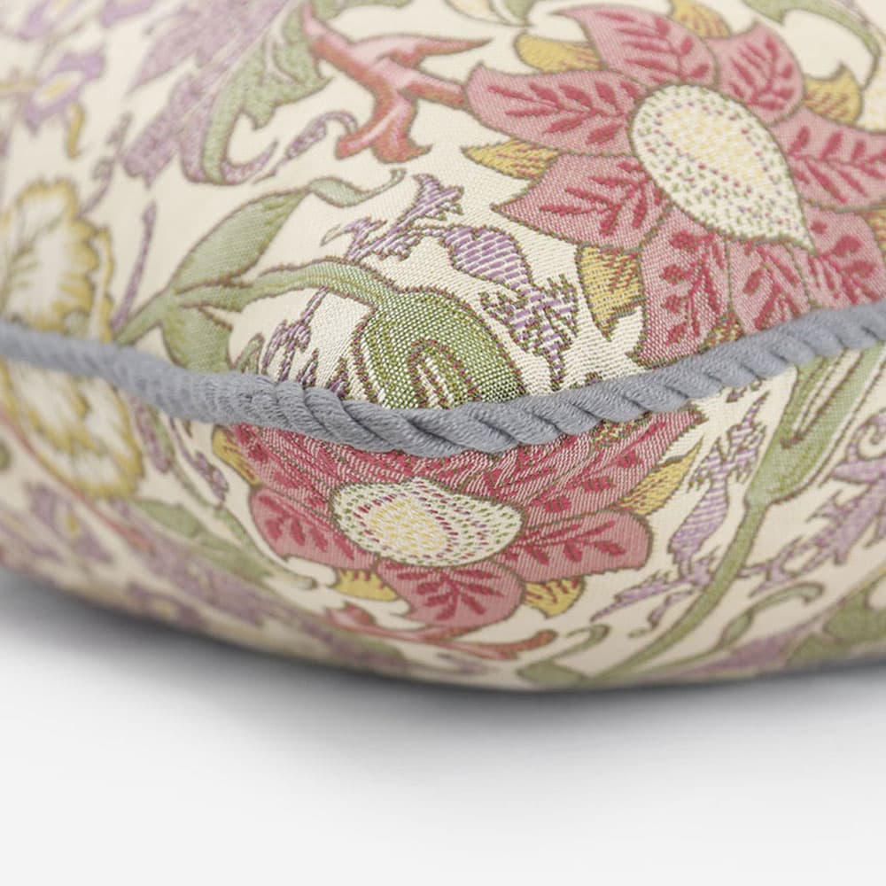 クッションカバー「ピンクアンドローズ」ピンク 45cm角 Morris Design Studio(モリス)