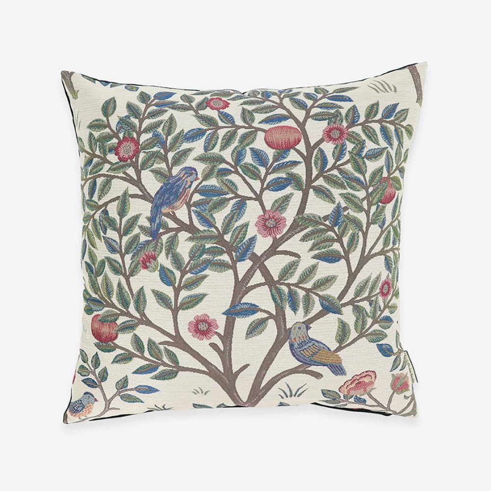 クッションカバー「ケルムスコットツリー」ベージュ 50cm角 Morris Design Studio(モリス)