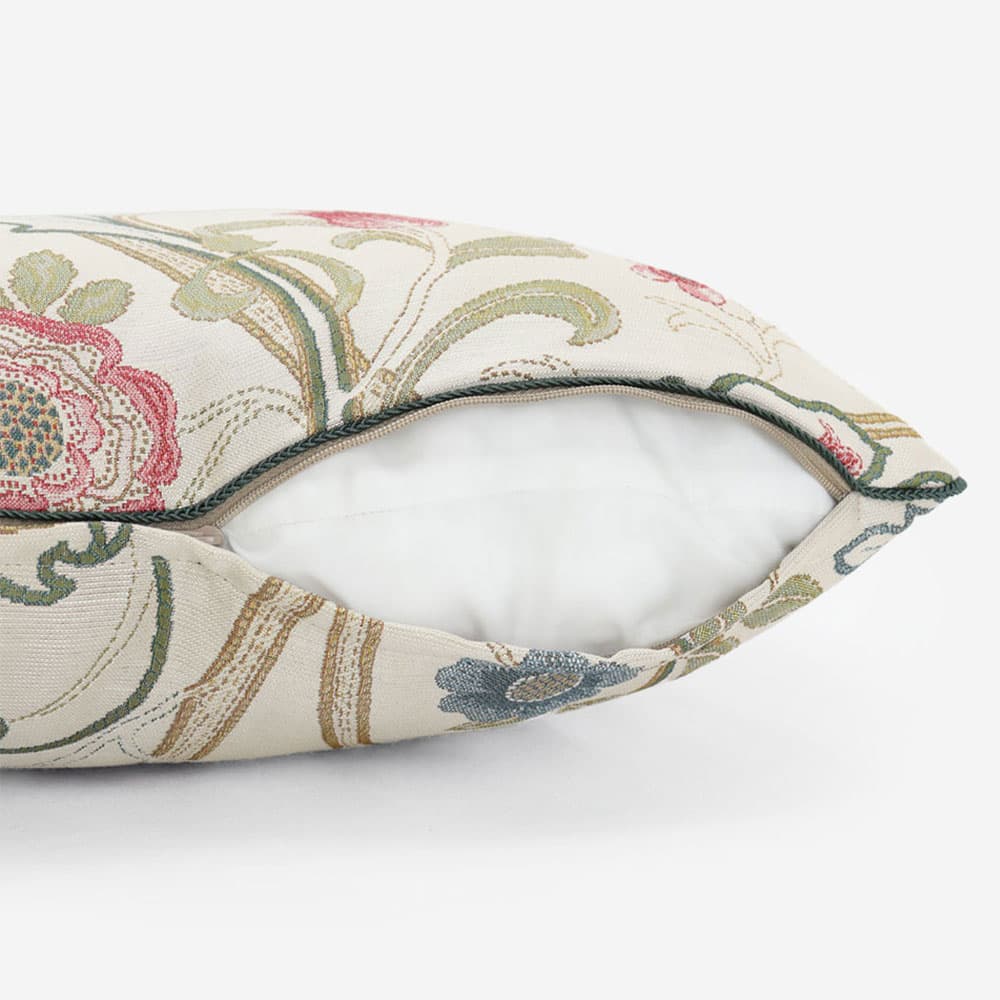 クッションカバー「マリーイザベル」レッド 45cm角 Morris Design Studio(モリス)