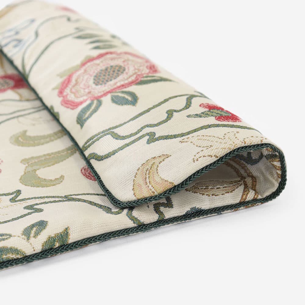 クッションカバー「マリーイザベル」レッド 45cm角 Morris Design Studio(モリス)