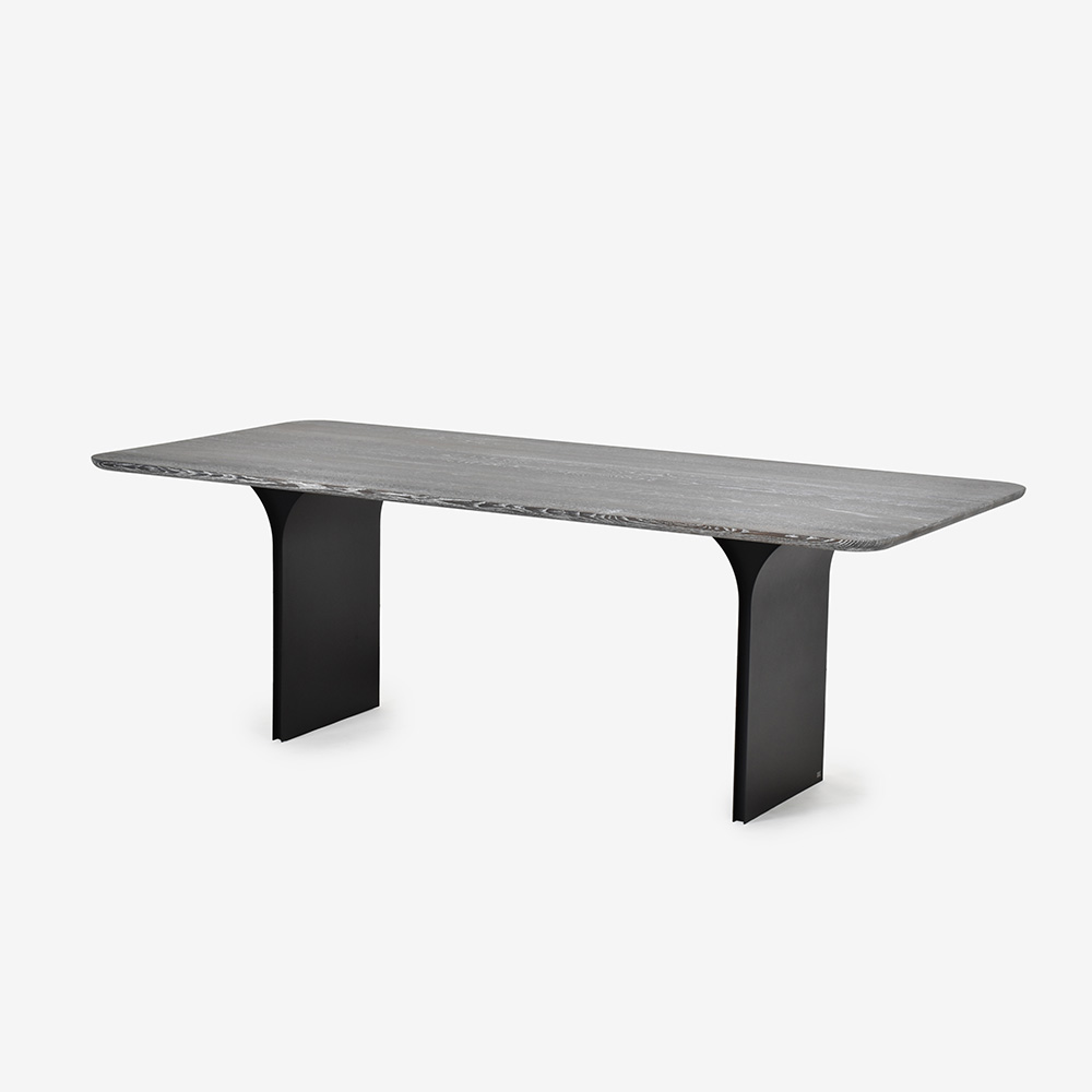 ROLF BENZ（ロルフベンツ）ダイニングテーブル「990-326」幅220cm オーク材スモーク色