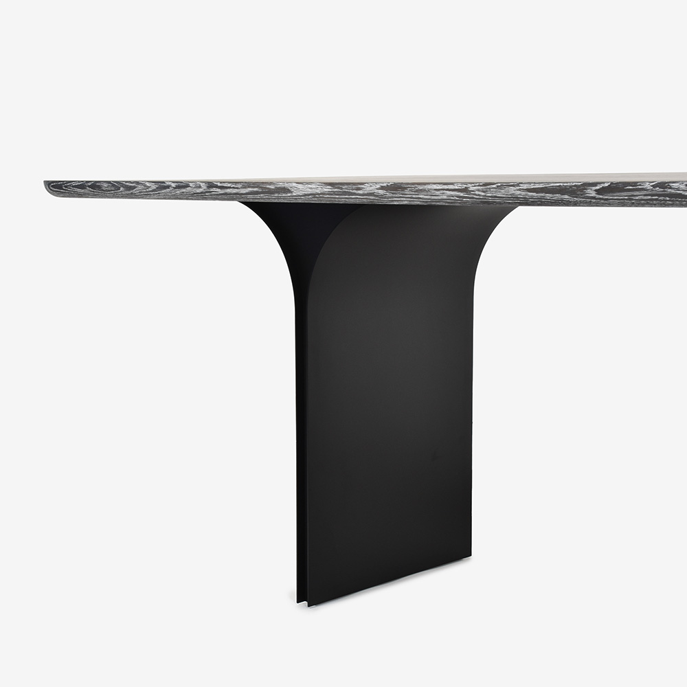 ROLF BENZ（ロルフベンツ）ダイニングテーブル「990-326」幅220cm オーク材スモーク色