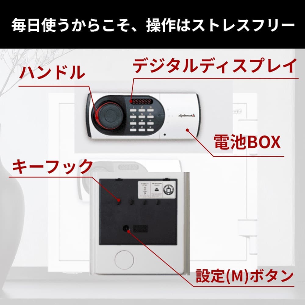 耐火・耐水金庫「125EN88WR」ホーム&オフィス 25L 幅35.2cm 奥行46.9cm【送料・開梱設置費込み】【メーカー直送】【オンラインショップ限定品】