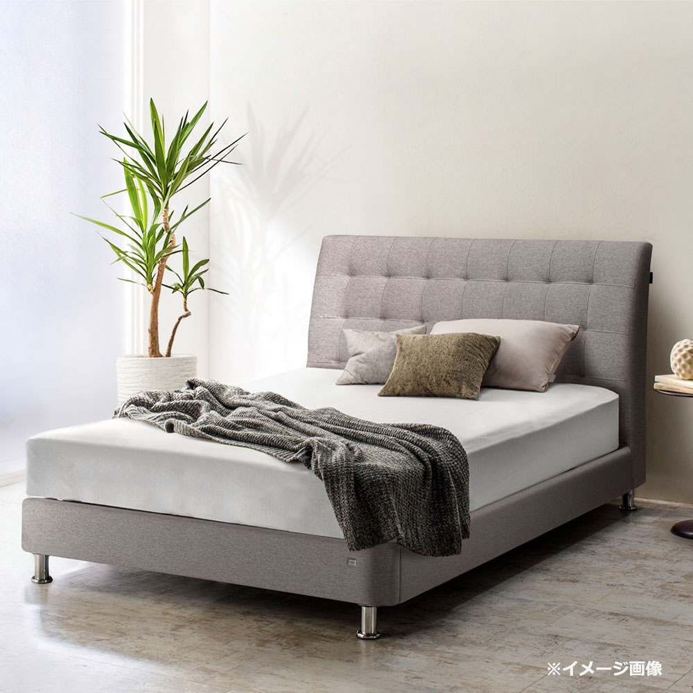 FranceBed（フランスベッド）ベッドフレーム「IQ アシュフォード」布張り LGYグレー色 全7サイズ