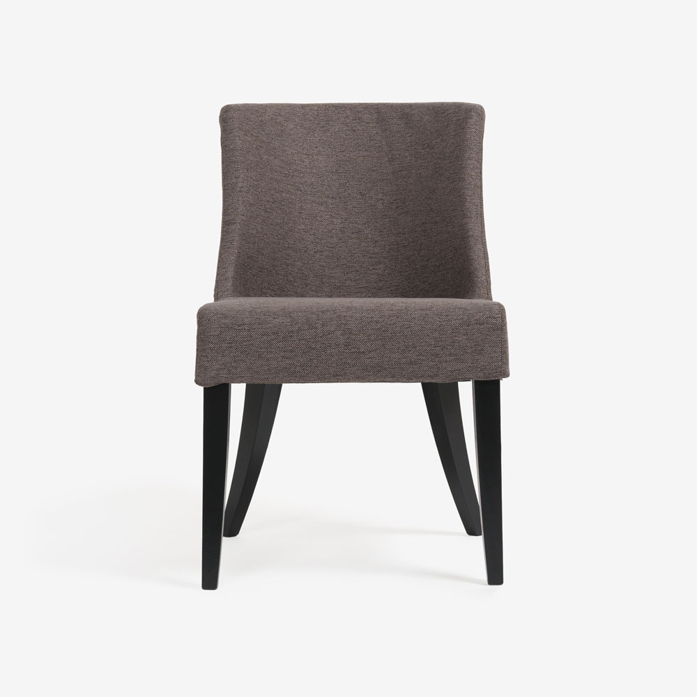 erba(エルバイタリア)ダイニングチェア「アルテ」布#0 ACAPULCO408 ブラウン色