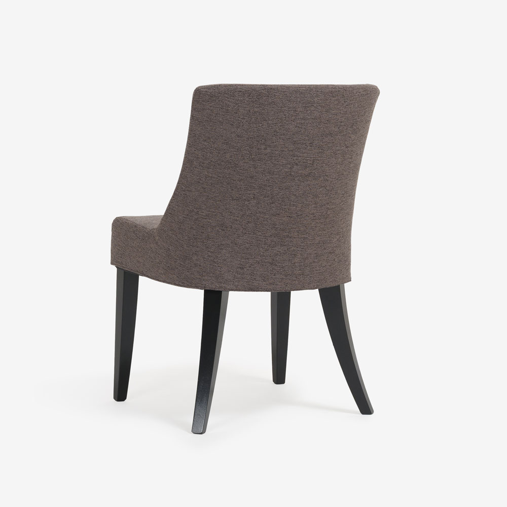 erba(エルバイタリア)ダイニングチェア「アルテ」布#0 ACAPULCO408 ブラウン色