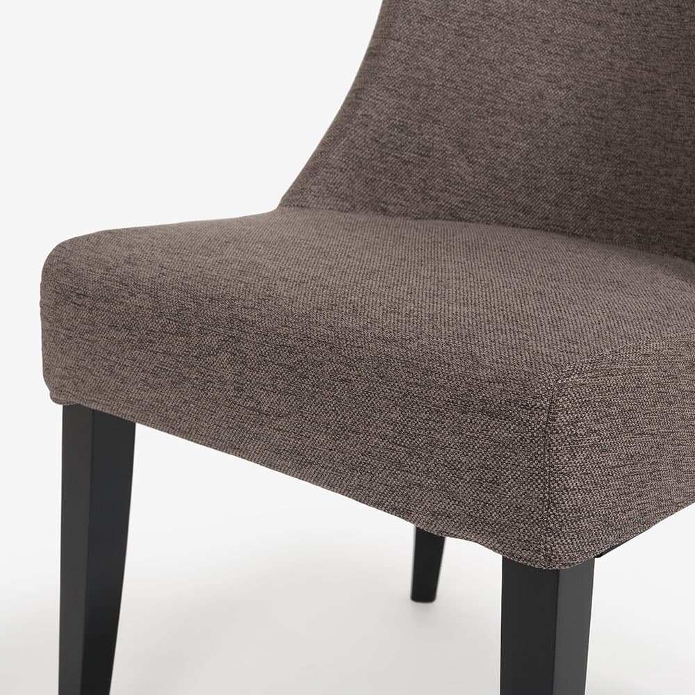 erba(エルバイタリア)ダイニングチェア「アルテ」布#0 ACAPULCO408 ブラウン色