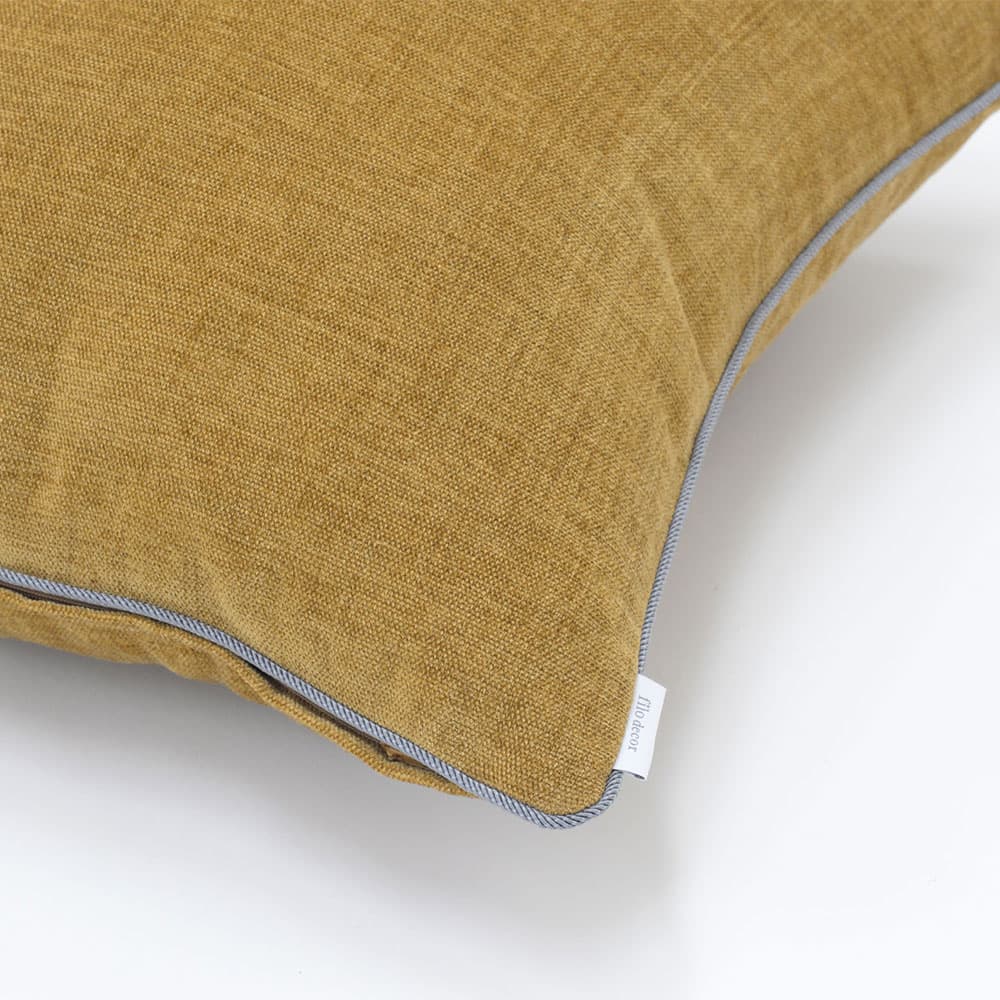 クッションカバー「ジャイアント LL1311」イエロー 45cm角