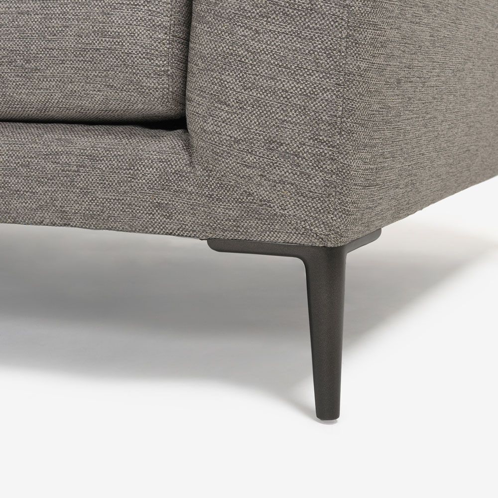 erba（エルバイタリア）ソファ「イスタンテ」幅204cm 布グレー色