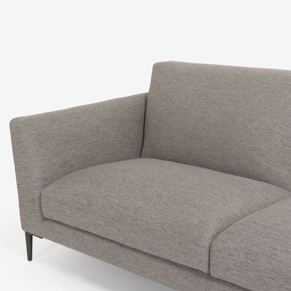 erba（エルバイタリア）ラブソファ「イスタンテ」幅175cm 布グレー色【次回入荷未定】
