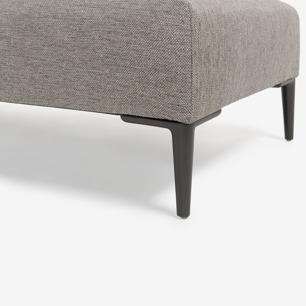 erba(エルバイタリア)オットマン「イスタンテ」布グレー色