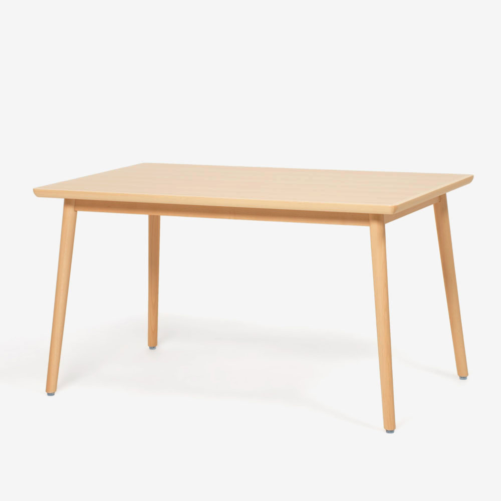秋田木工 ダイニングテーブル「M-T001」ブナ材ナチュラル色 全3サイズ【決算セールのため20%OFF】