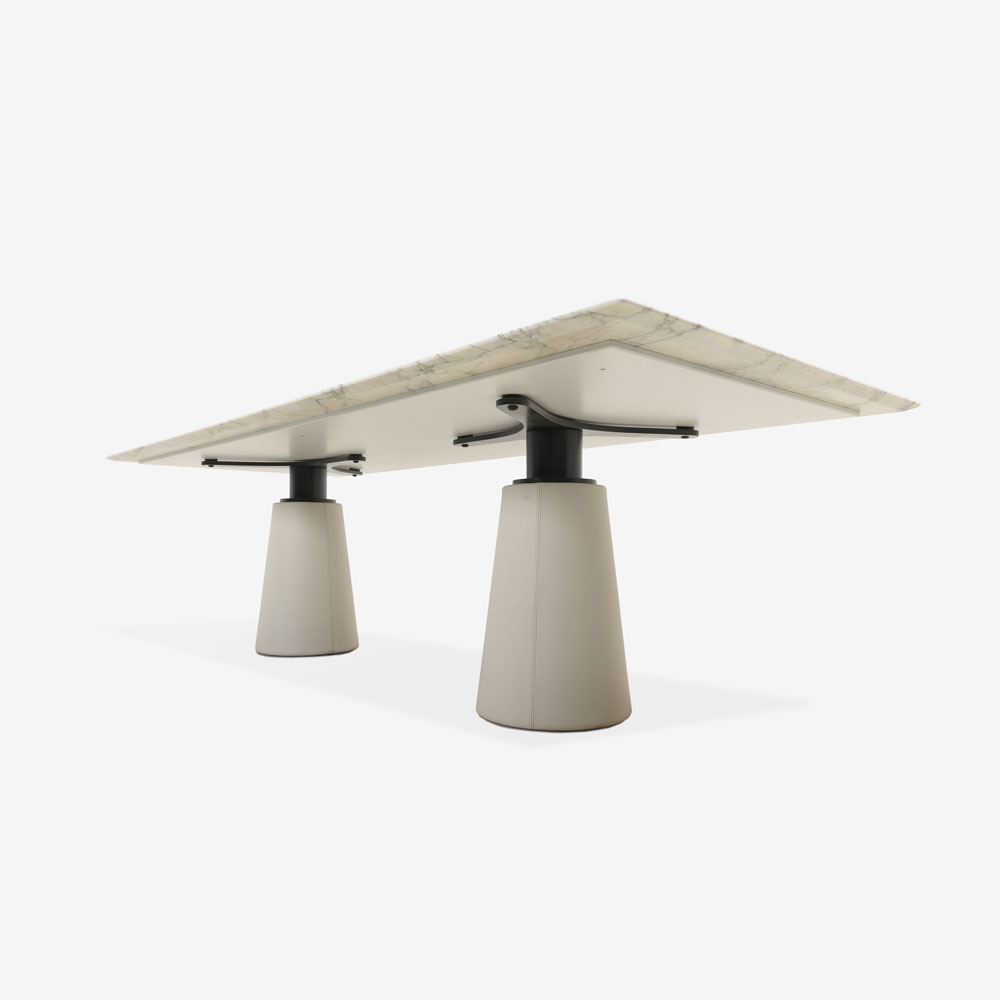 PoltronaFrau(ポルトローナ・フラウ)ダイニングテーブル 「メサドゥーエ」幅260cm 大理石アラベスカート