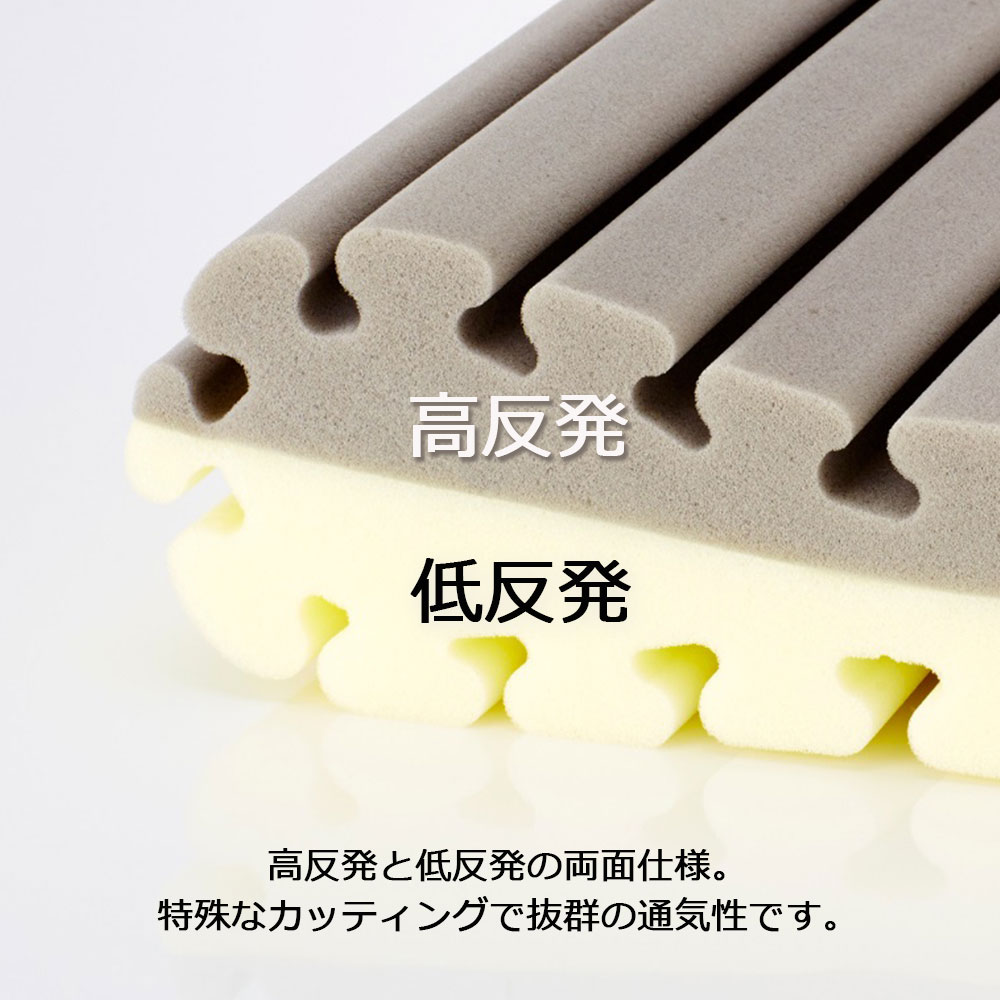 枕「レフレッシュピロー レギュラーサポート」 高反発＋低反発ウレタン FranceBed（フランスベッド）