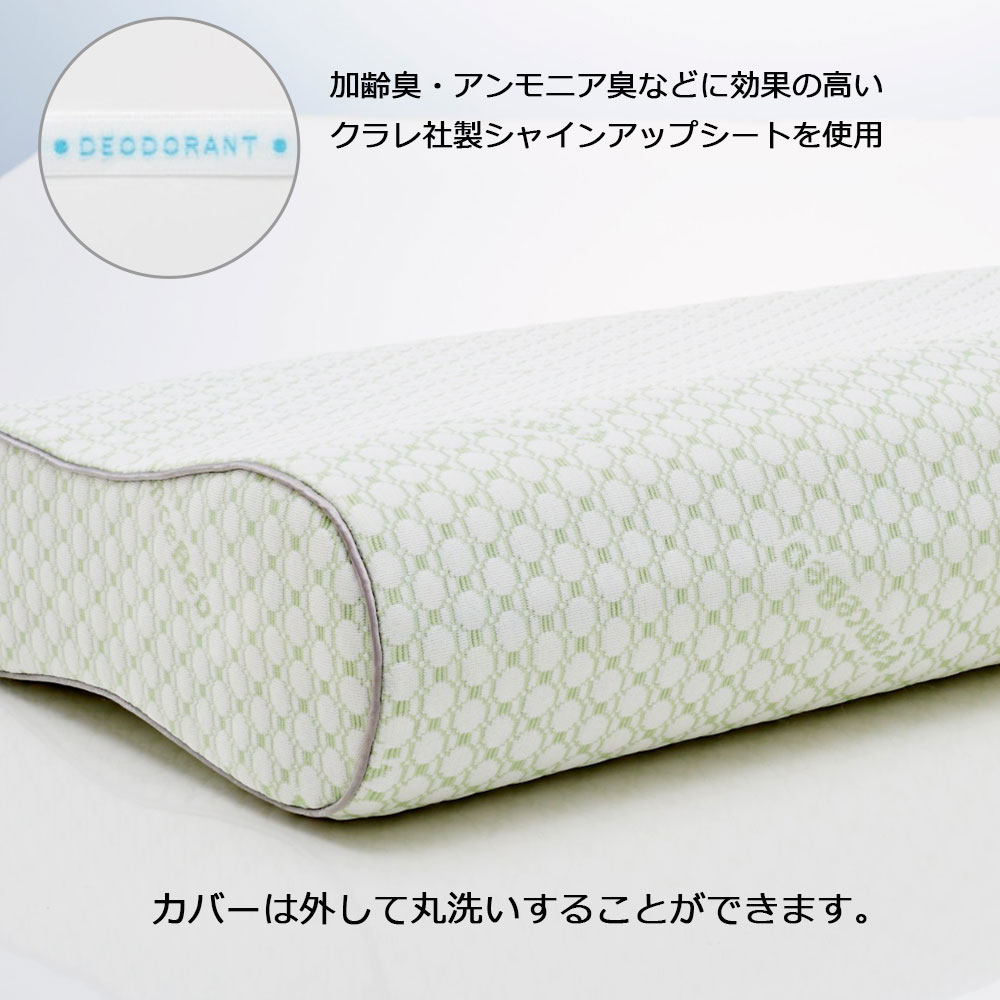 枕「レフレッシュピロー ソフトサポート」 低反発ウレタン FranceBed（フランスベッド）