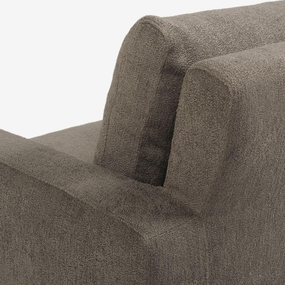 erba（エルバイタリア）ソファ「ベラビスタ」幅200cm 布グレージュ色 FAVOLA403