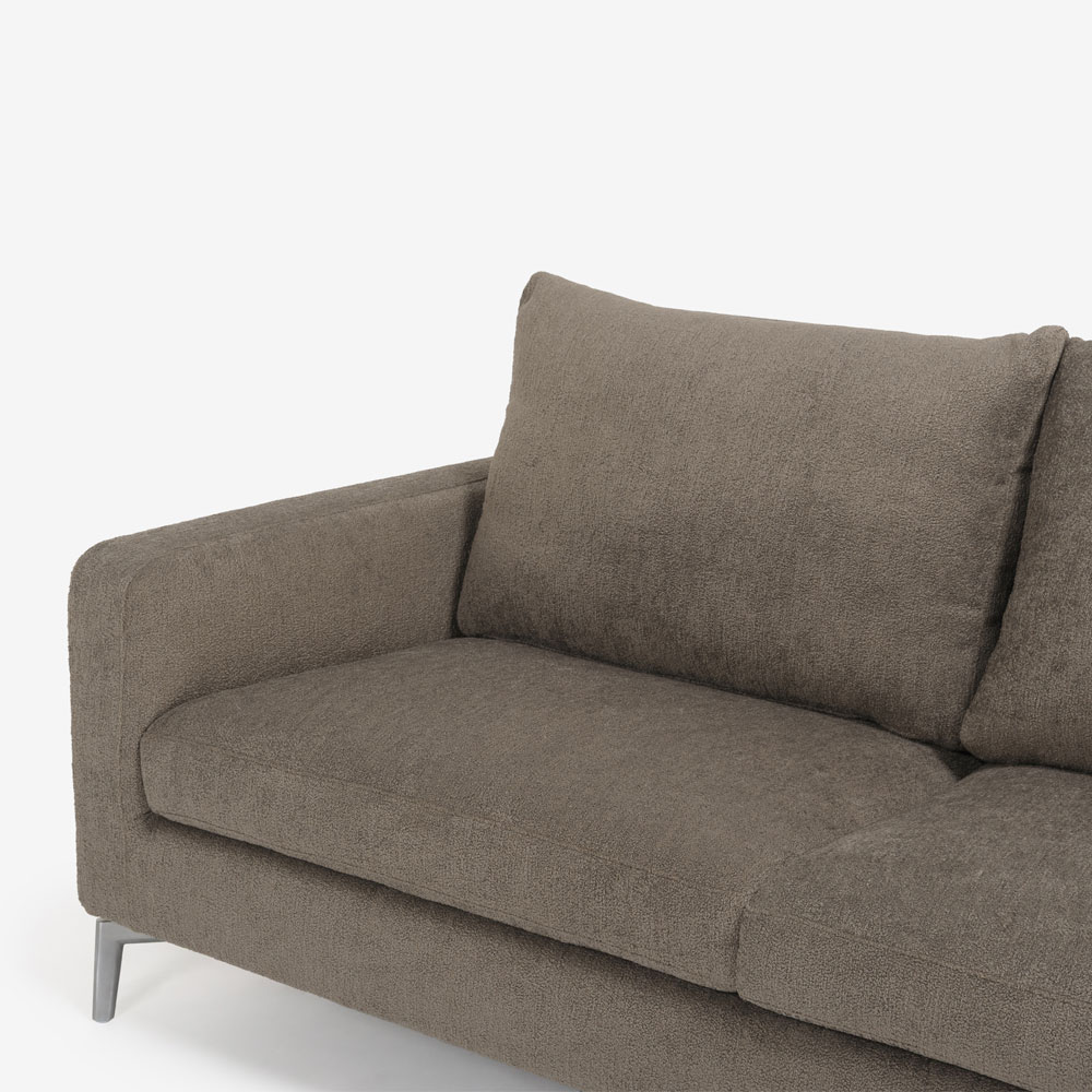 erba（エルバイタリア）ラブソファ「ベラビスタ」幅170cm 布グレージュ色 FAVOLA403